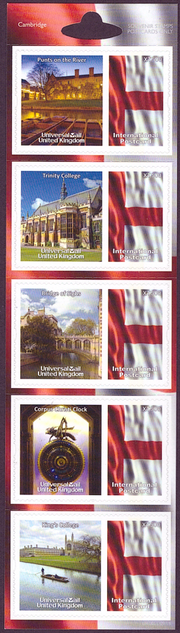 (image for) UK0051 Cambridge Universal Mail Stamps Dated: 09/18